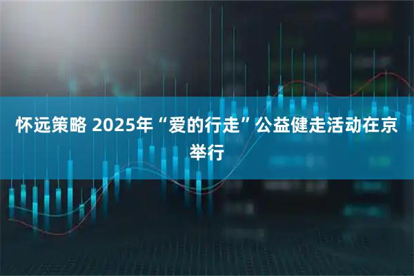 怀远策略 2025年“爱的行走”公益健走活动在京举行