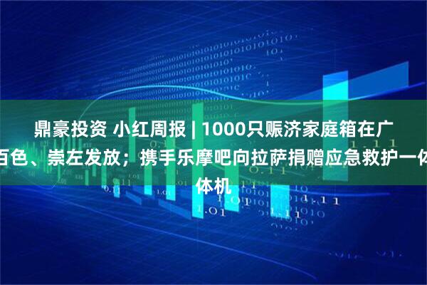 鼎豪投资 小红周报 | 1000只赈济家庭箱在广西百色、崇左发放；携手乐摩吧向拉萨捐赠应急救护一体机