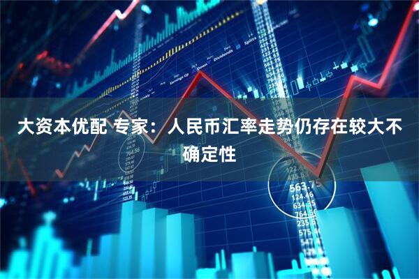 大资本优配 专家：人民币汇率走势仍存在较大不确定性